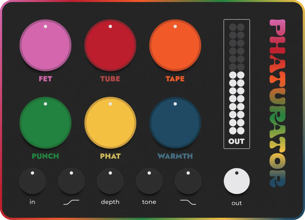 PHATurator saturation processor interface